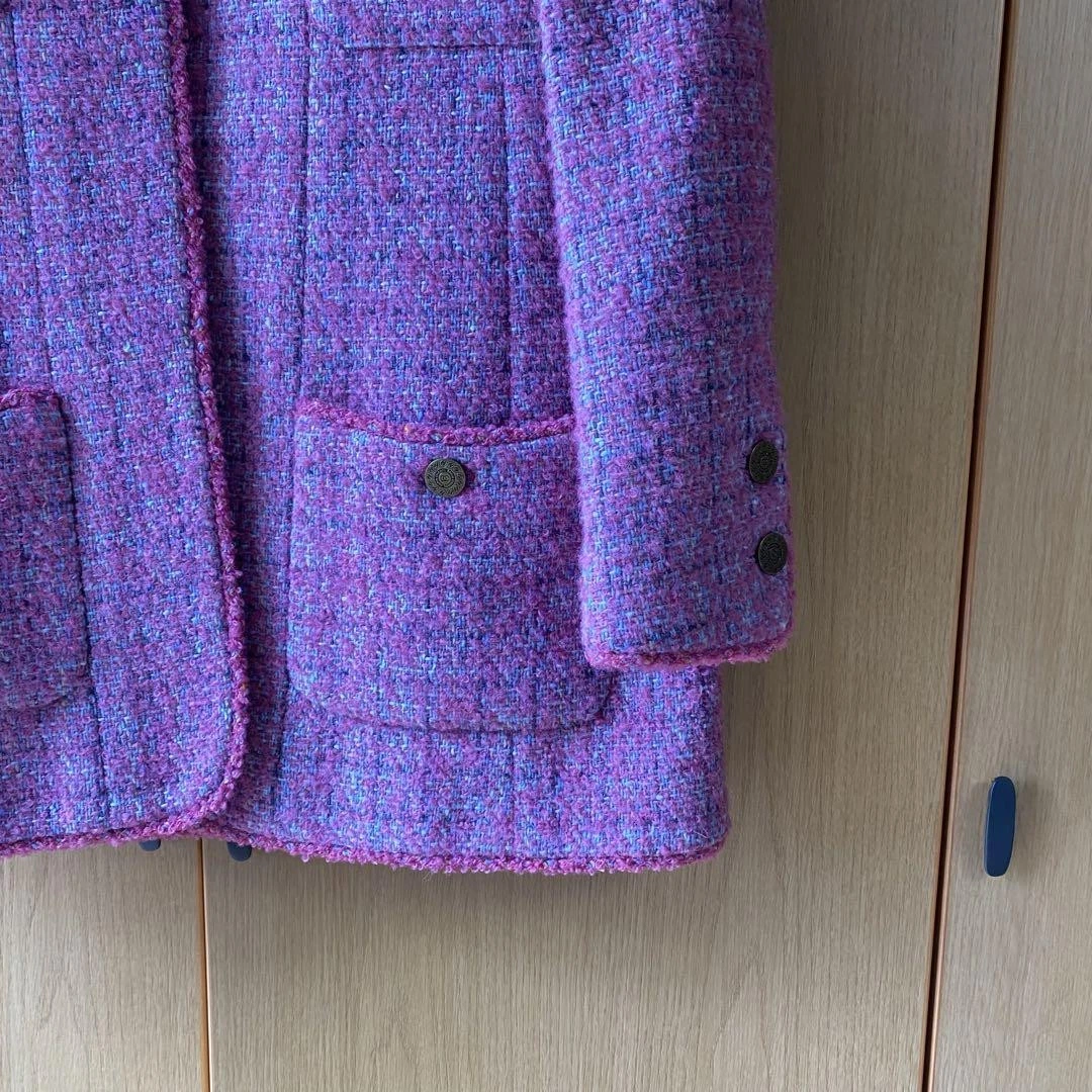 Giacca tweed Chanel anni 90 38 lana mohair