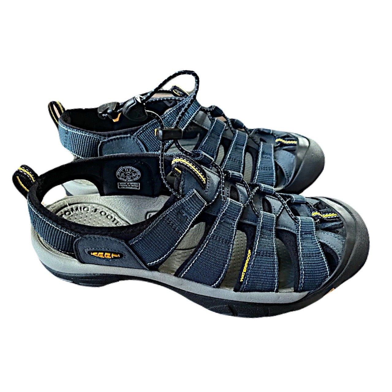 Keen Uomo Newport H2 Navy Grigio Medio Taglia 12 US 11 UK 46 EU 30 CM