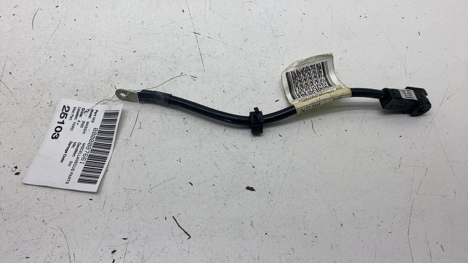⭕2014-2020 Maserati Ghibli Negative Ground Battery Terminal Cable OEM 0670109710