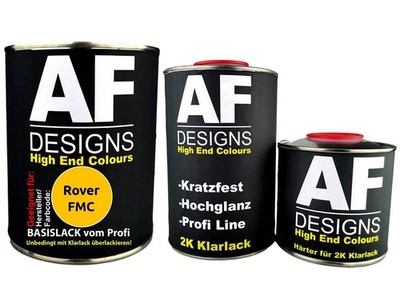 FÜR Rover FMC Golden Yellow 2,5L Autolack Set Klarlack Härter