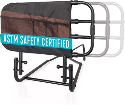 Stander EZ Adjust Bed Rail, Adjustable Senior Bedrail and Safety Assist Railing