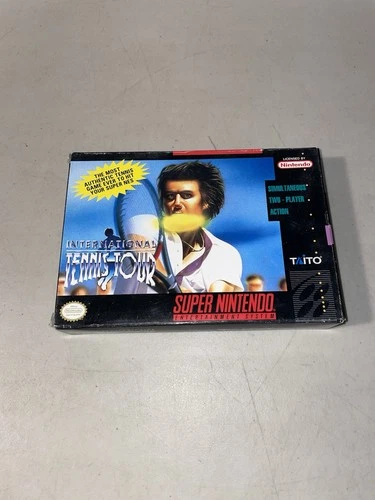 International Tennis Tour (Super Nintendo SNES) CIB Complete w/ Insert