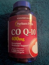 Puritan'S Pride Coq10 400Mg Supports Heart Health 120 Rapid Release Softgels