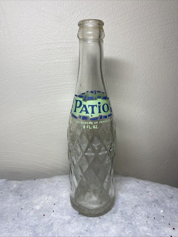 PATIO (From The Makers Of Pepsi-Cola) - Vintage 8 Oz Glass Soda Bottle