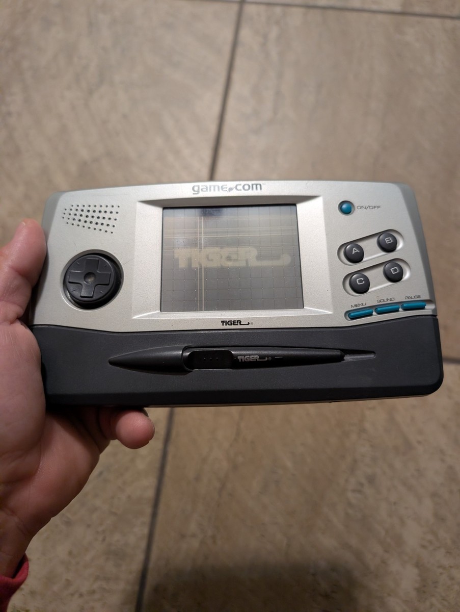 Tiger Game.Com Original Handheld Console With 4 Games “Works” Read