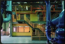 University of Michigan, Flint, Michigan. Heating and cooling plant 1970s