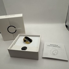 Smart Ring Health Fitness Tracker for Women Men Gold Size 13