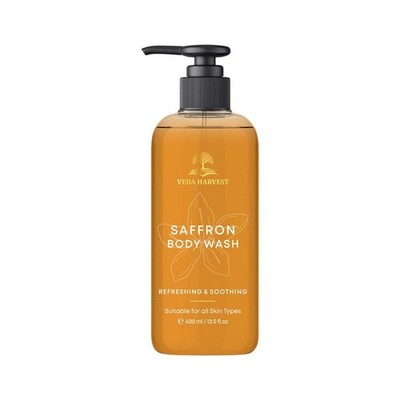 Veda Harvest Saffron Body Wash Shower Gel, 400ml