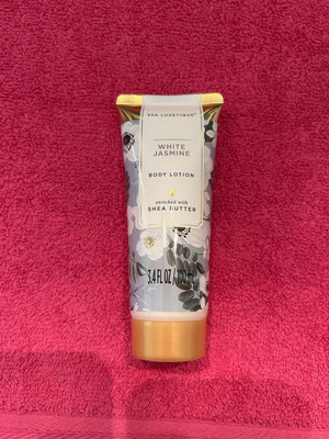 SPA LUXETIQUE WHITE JASMINE SHEA BUTTER BODY LOTION 3.4 FL OZ