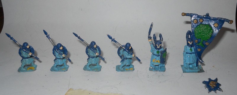 (6) Vintage 1975 CUSTOM CAST Lead Metal Miniature Fantasy Figures Lot #5