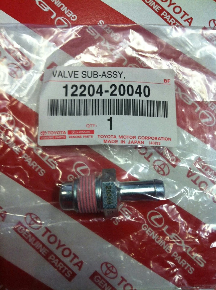 OEM Toyota 12204-20040 PCV Valve - Bild 1 von 1