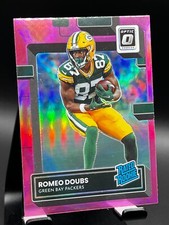 2022 Panini Optic Pink Holo - Rated Rookie #235 Romeo Doubs (RC)