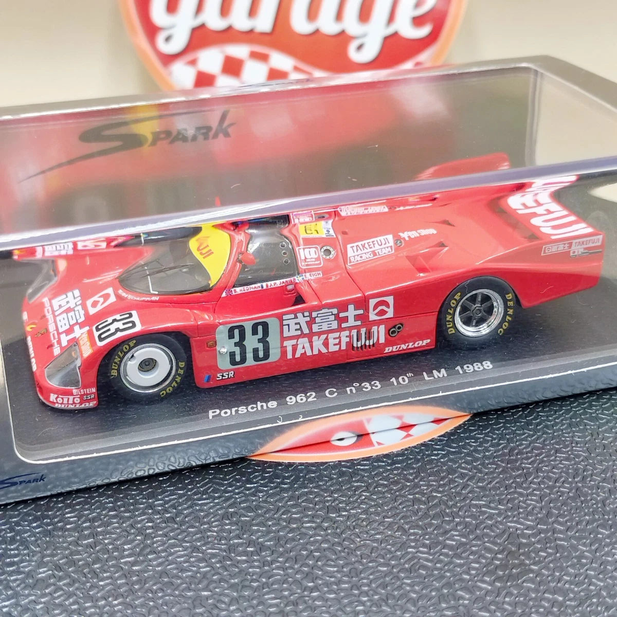 SPARK-MODEL S1949 Scale 1/43 | PORSCHE 962 C-K6 N 15 24h LE MANS 1993