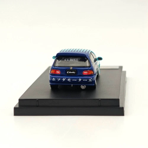 SW1:64 Honda Civic EG6 Kanjozoku FALKEN limited499 Diecast Model Car - Picture 15 of 16