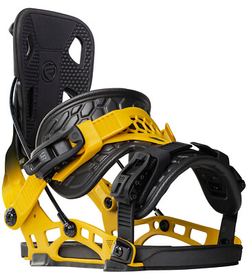 FLOW NX2 Fusion Steel Mustard Snowboard Bindings NEW XL (11