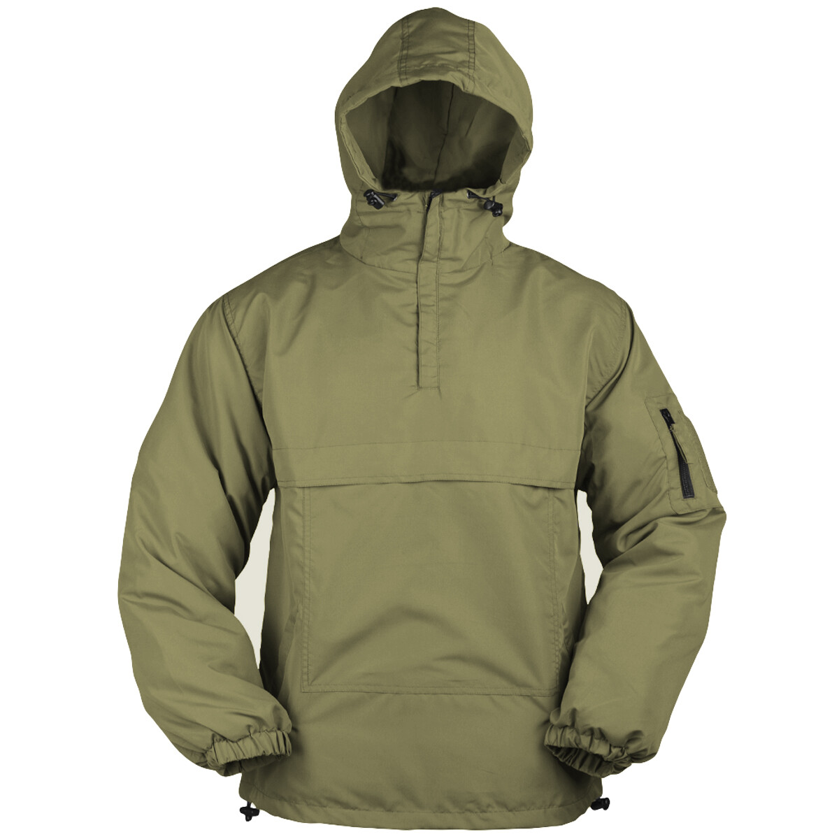 TACTICAL COMBAT MENS ANORAK HOODED WINDPROOF LIGHTWEIGHT SUMMER JACKET  COYOTE