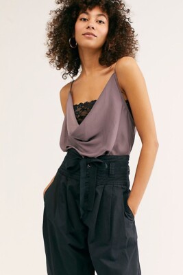 Free People Catching Cosmos Bodysuit Sz S UK