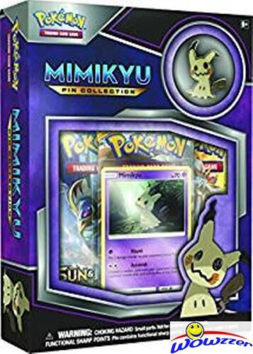 POKEMON TCG Mimikyu Premium PIN Collection Factory Sealed Box-3 Booster Packs+ - Picture 1 of 1