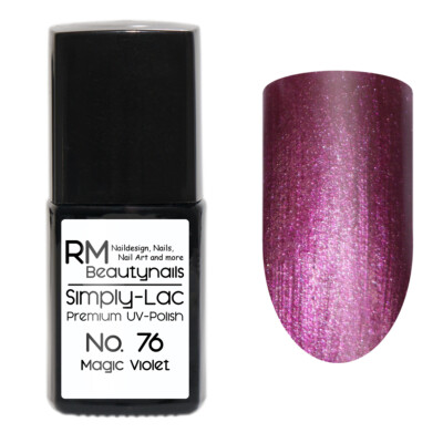 10ml UV Gel Polish Magic Violet Lila Gelpolish Farbgel Pinsel Flasche Nail Art