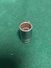 Snap On 1/2" Drive 5/8" 12PT SAE Shallow Chrome Socket SW201