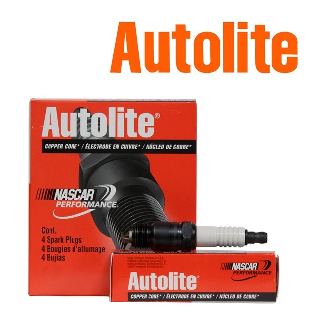 AUTOLITE COPPER CORE Spark Plugs 275 Set of 4