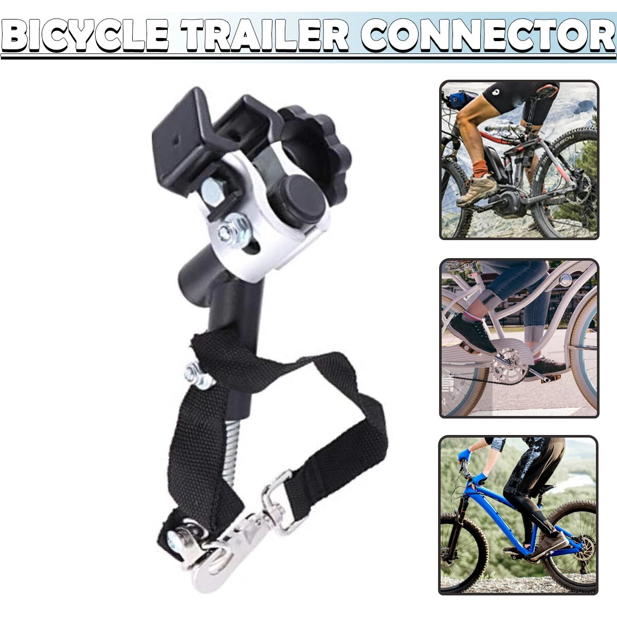 Bike Trailer Hitch Connector Universal Bike Bicycle Trailer