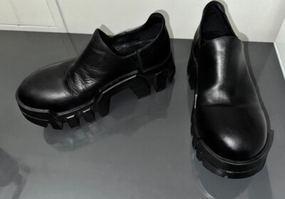 Balenciaga Bulldozer Platform Mini Boots, Black Leather Balenciaga Bulldozer Platform Mini Boots, Black Leather