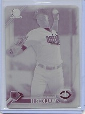 2016 Bowman Chrome ADAM BRETT WALKER II 1/1 plate magenta Minnesota Twins BCP135