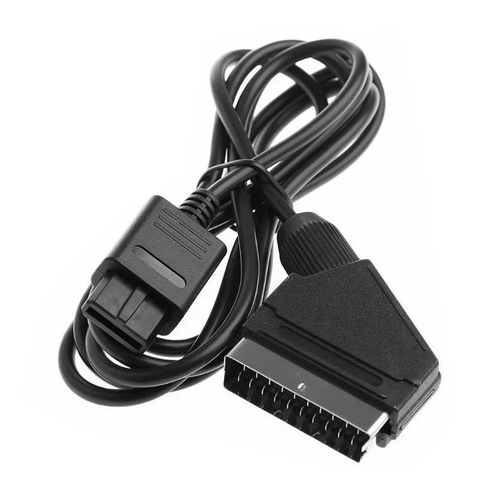 RGB SCART AV Cable for SNES, GameCube, N64 - Retro Gaming Console Accessory - Picture 4 of 6