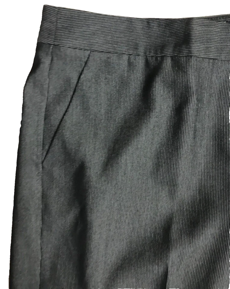Evan-Picone Trouser Dress Pants Sz 14 Gray Stretch High Rise 36"W x 32"L - Image 3 of 4