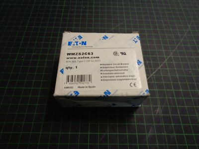 1 x Eaton Leistungsschutzschalter WMZS2C63; Type C DP UL1077