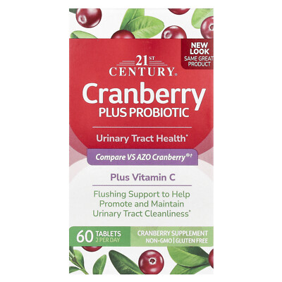 Cranberry Plus Probiotic, 60 Tablets