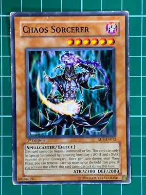 Chaos Sorcerer SD6-EN012 Common 1st Edition Yugioh | eBay
