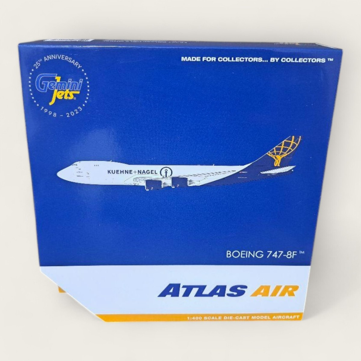 【新品】ATLAS B747-8F 1/400 geminijets Atlas B747-8F 1/400 Diecast Cargo Plane Gemini Jets - New | eBay