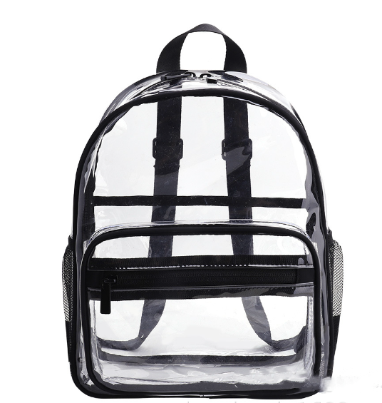 Clear Bagpack Heavy Duty PVCTransparent See Through backpack for Sport Travel