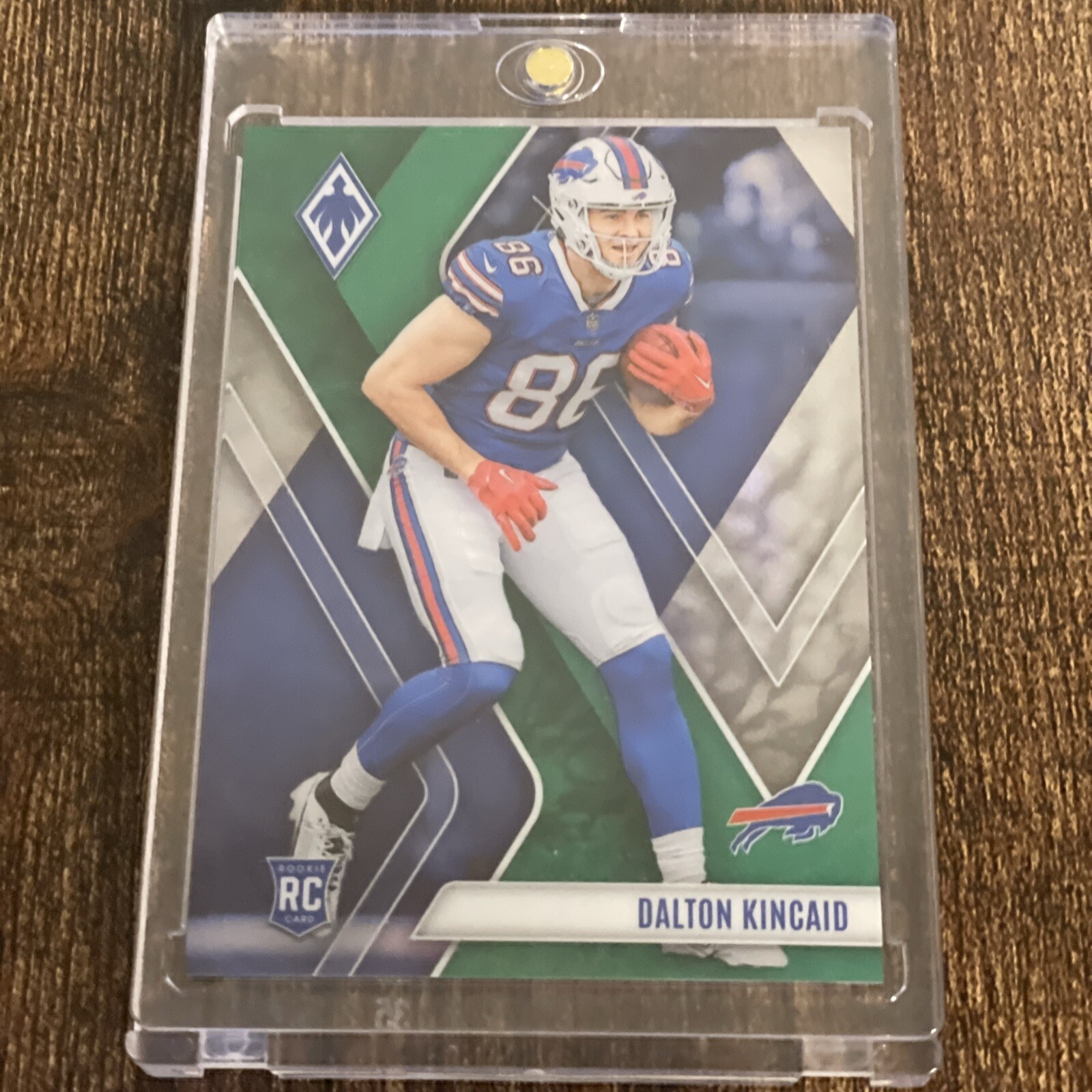 2023 Panini Phoenix - Rookies Green #114 Dalton Kincaid /25 (RC)