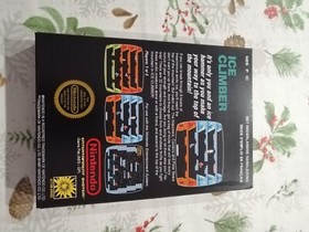 NES ICE CLIMBER  BOX ONLY NO GAME NO MANUAL PAL VERSION ONLY FOR DISPLAY NO GAME
