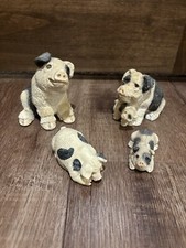 Lot of 4 Pig Piglet Decorative Figurines Youngs Unmarked