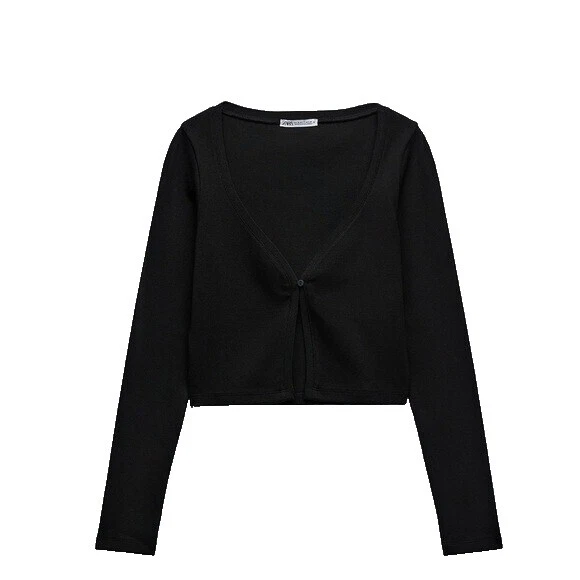 Zara Long Sleeve V-Neck Sweaters for Women