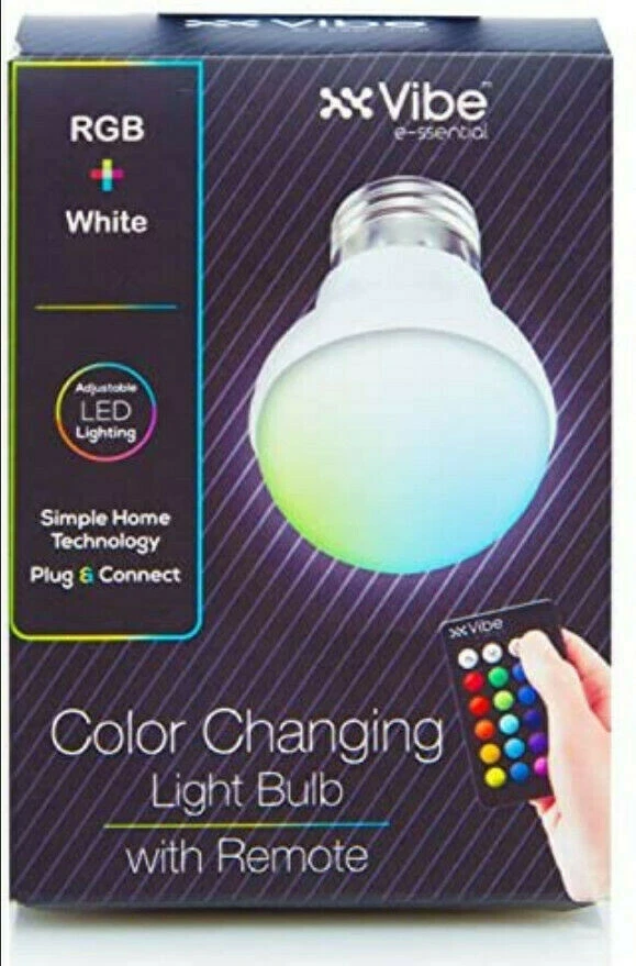 Vibe essential color changing light bulb deals