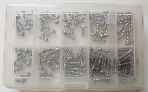 Schrauben für Kunststoffe TORX/KREUZSCHLITZ Linsen-/Senkkopf Set EDELSTAHL A2 - Bild 4 von 16