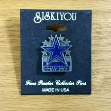 DALLAS COWBOYS Vintage 1990s NFL Football Team Logo Hat Lapel Pin - BRAND NEW