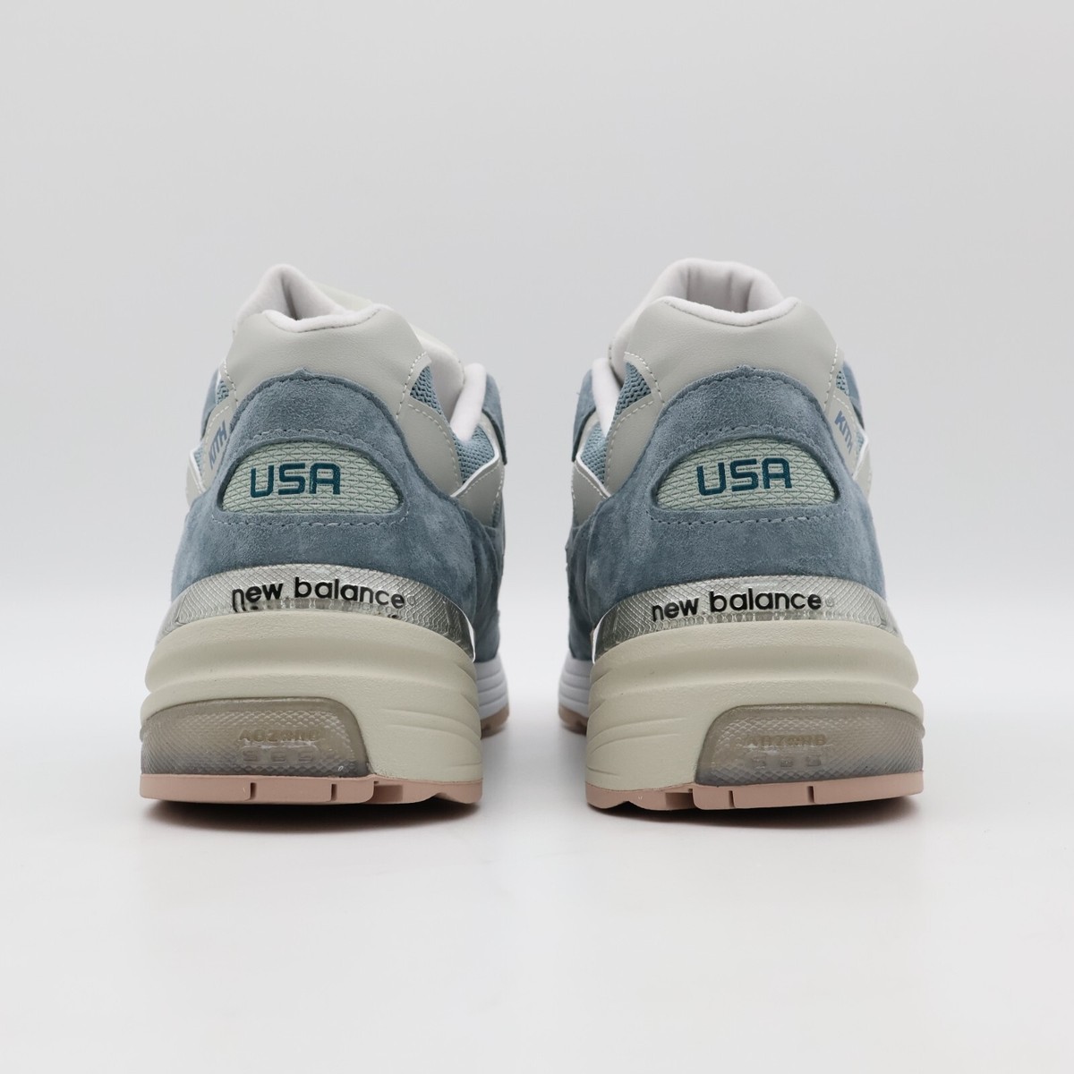 U992KT KITH New Balance 992 Aegean Blue Shadow Gray (Men's