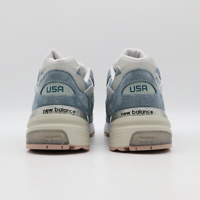 U992KT KITH New Balance 992 Aegean Blue Shadow Gray (Men's