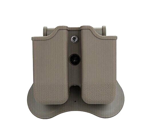 FDE Double Magazine Pouch/Case/Holder for Glock 17/19/22/23/26/27/34/35 (9mm/40)-image