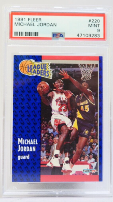 1991 Fleer MICHAEL JORDAN #220 -MINT- PSA 9 | eBay