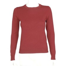Uniqlo Beautiful Bordeaux Color Cashmere Sweater Womens Crewneck XS - 797