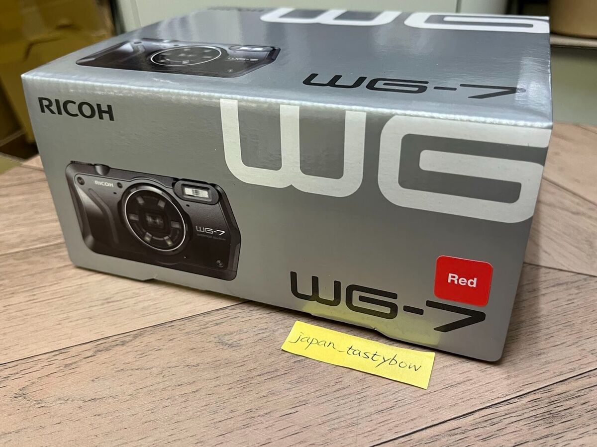 RICOH WG-7 Toughness Compact Digital Camera Red 20.0MP RICOH WG-7 Toughness Compact Digital Camera Red 20.0MP