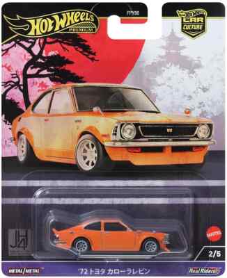 Hot Wheels Premium ´72 Toyota Corolla Levin Japan Historics 4 CAR CULTURE