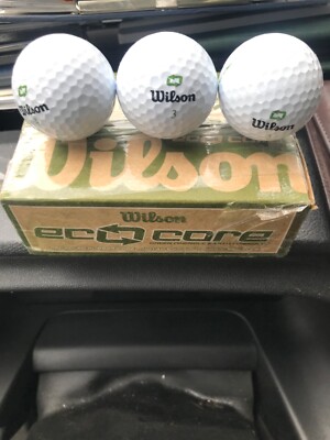 Wilson Green Eco Core Balls Lot of 2 sleeves of Earth Friendly 3-Pack 1 2 3 4
